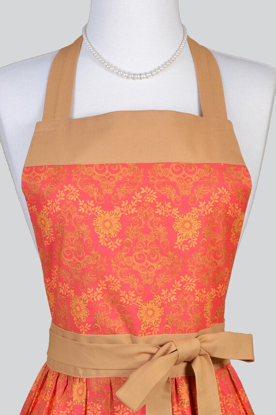 Full Bib Womens Apron Retro Womans Kitchen Cooking Apron In   Il 570xN.986428873 Phjs 