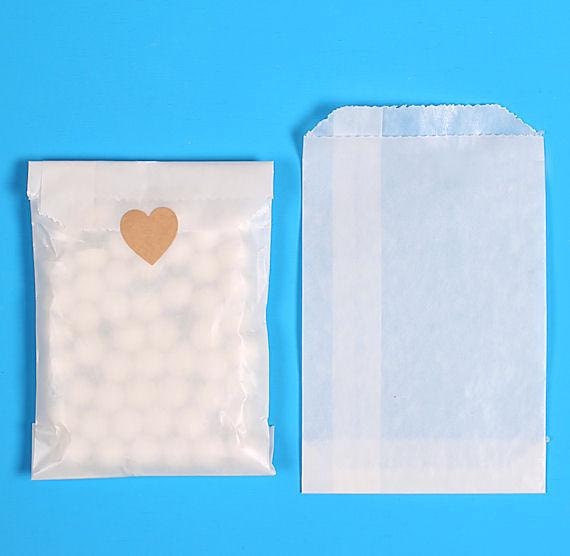 Mini Glassine Bags Glassine Paper Favor Bags Confetti Bags
