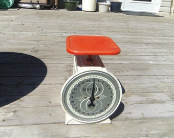 Kitchen Scale, Way Rite 25 lb by Hanson Scale Co. USA 9.25" tall