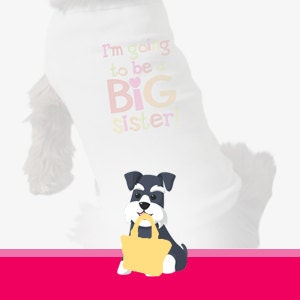 pregnancy reveal dog shirts