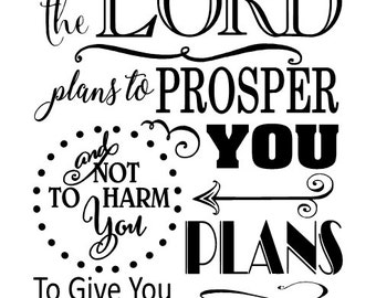 Jeremiah 29 11 Wall Decal 