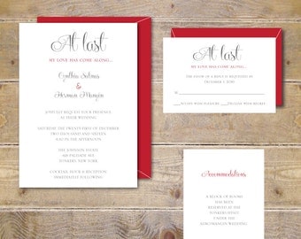 At Last Wedding Invitations 1