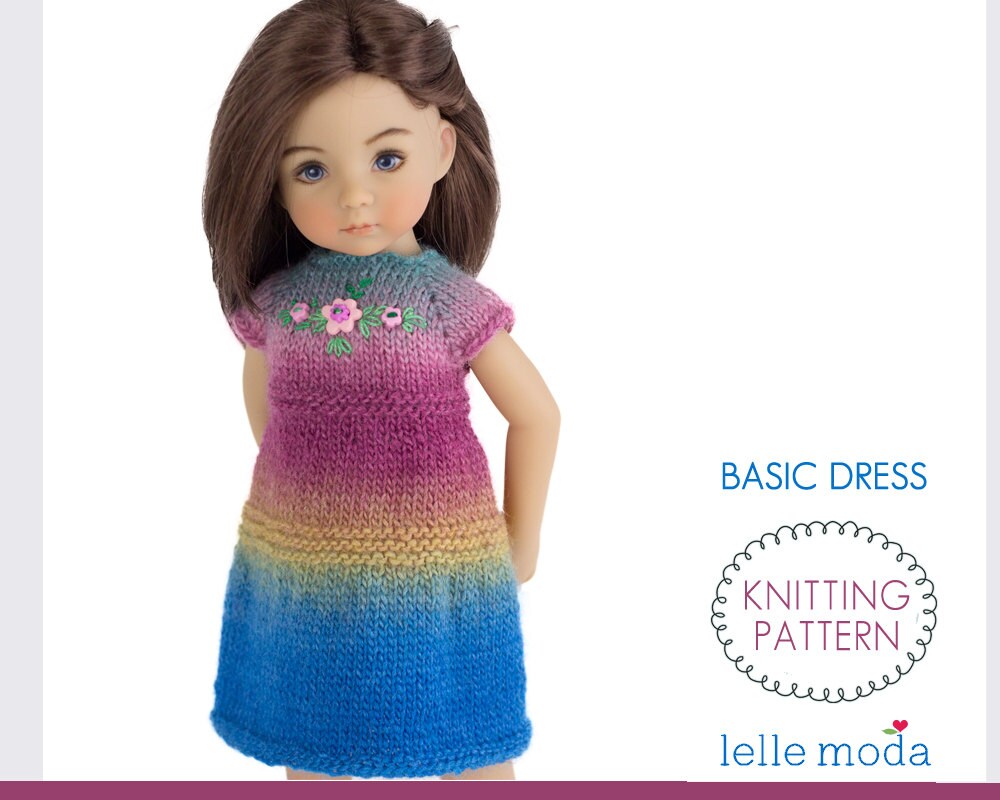 Knitting Pattern Little Darling Dolls 13 inch Doll Clothes
