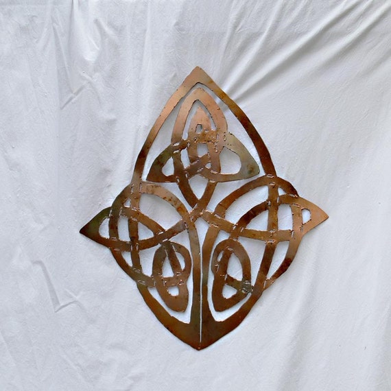 Celtic Knot Wall Art Diamond Shaped by NathanArt on Etsy