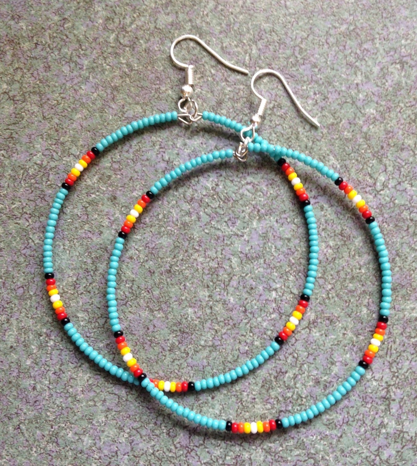 Native American style Turquoise Beaded by prettyuniquedesigns2
