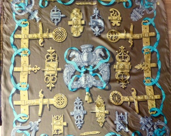HERMES Vintage 1970s HERMES scarf- A rare find!