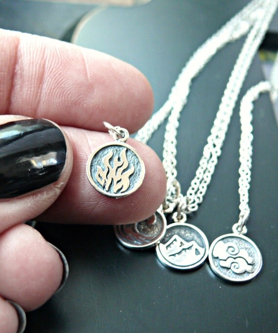 Sterling Silver Elements Necklaces Element by yourcharmedlife