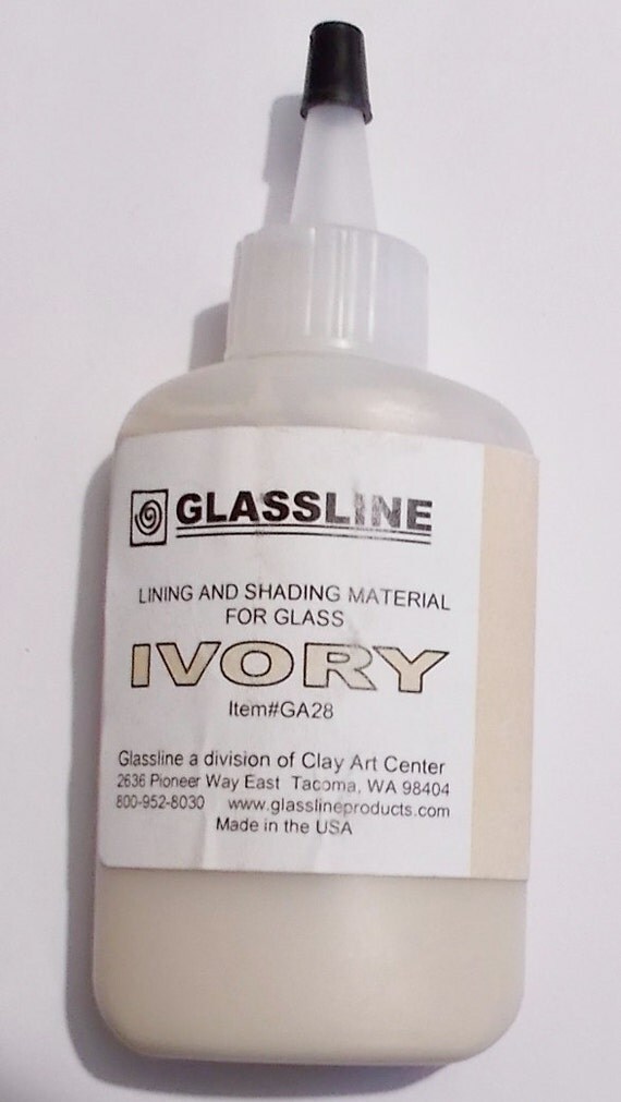 Glassline Fusing Paint IVORY Glass Fusing Paint