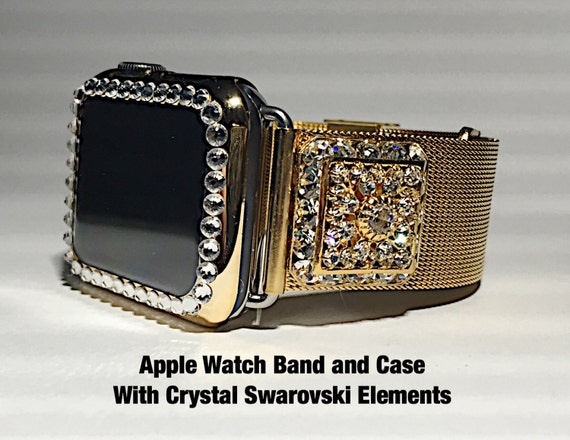 38mm or 42 mm Apple Watch Milanese Gold Band by