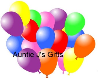 Cross Stitch PATTERN graph for balloons