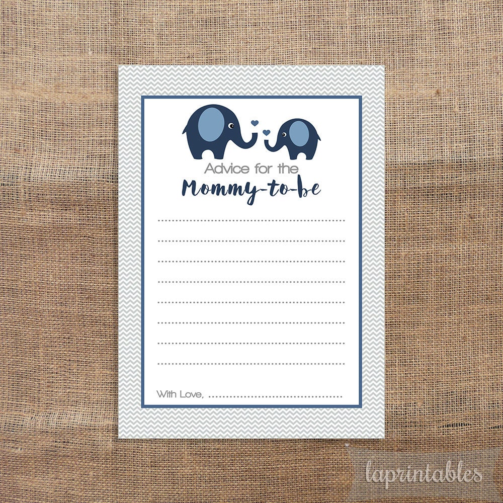 advice for mommy to be printable