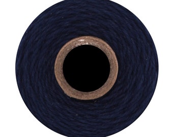 Navy Solid Divine Twine (240 yards) Solid Dark Blue