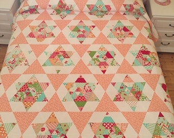 Starlight Queen Size Quilt in Bonnie and Camille Fabrics