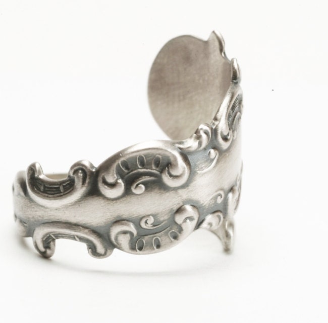 Small Spoon Ring Rococo Ring Sterling Silver Spoon by Spoonier