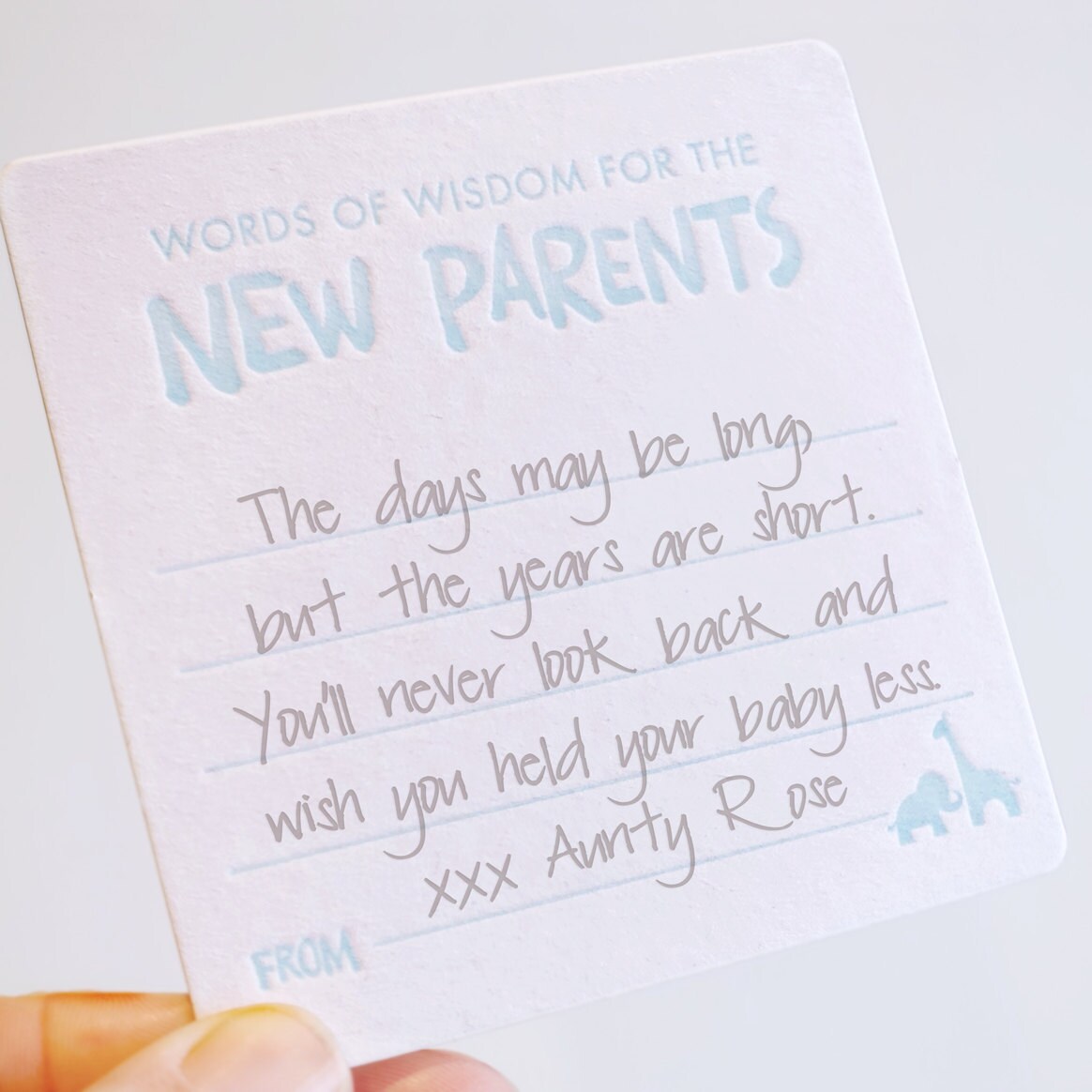 Words Of Wisdom For New Parents