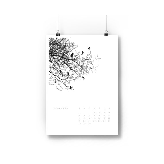Rolling 12 Month Trees Calendar By VQSTUDIO On Etsy Rolling 12 Month Trees Calendar By VQSTUDIO On Etsy