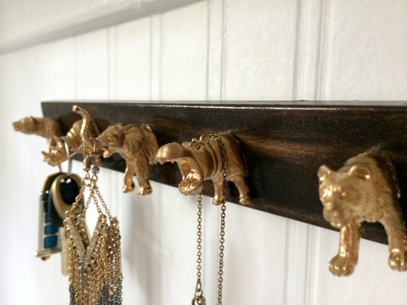 Safari Animal Key Holder key rack jewelry holder by MidCityMod