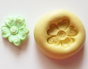 Shamrock mold 180 silicone mold craft mold porcelain by MiniMolds