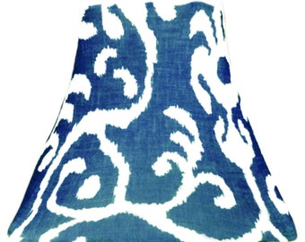 Denim Ikat - SLIP COVERS for lampshades