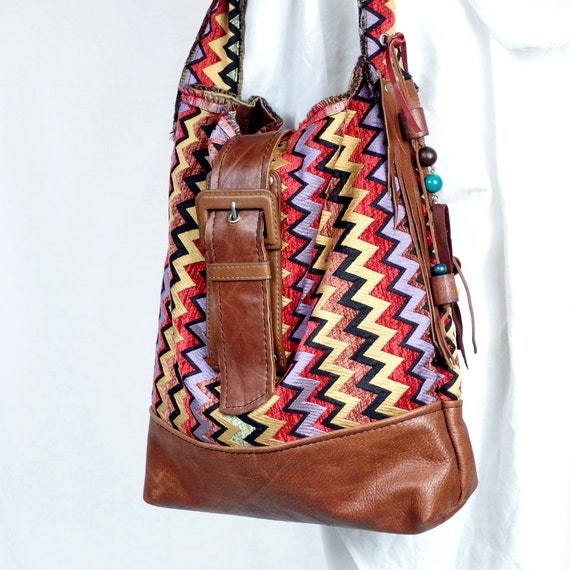 Boho Chic Handbag Hippie bagTrend bag Large handbag by Trijoux
