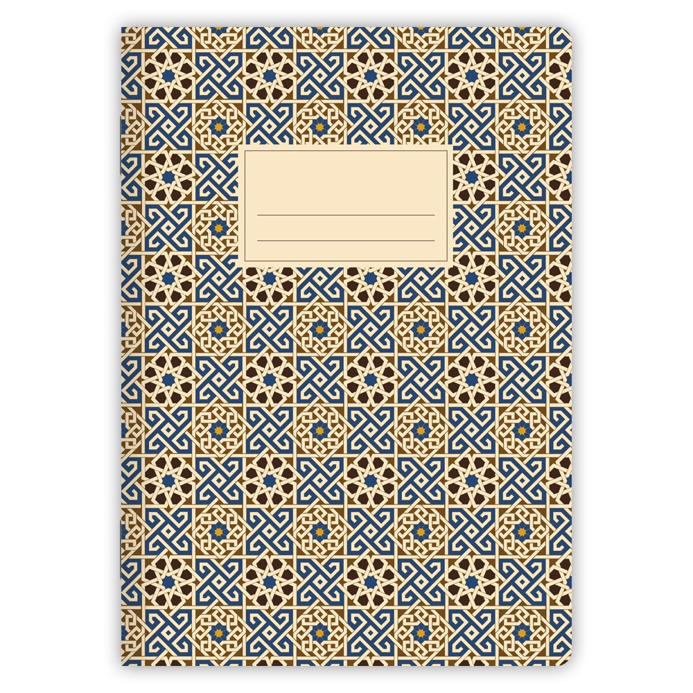 Moroccan Pattern Notebook | notebook stapled a5 moroccan pattern no 3 Moroccan Pattern Notebook | notebook stapled a5 moroccan pattern no 3