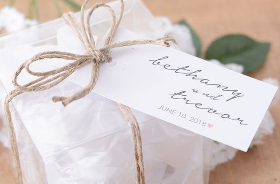 Handwriting Wedding Tags - Wine Bottle Tags, Favor Box Tags, Bag Tags - Personalized Wedding Favor Tags - Hanging Tags Il_570xn