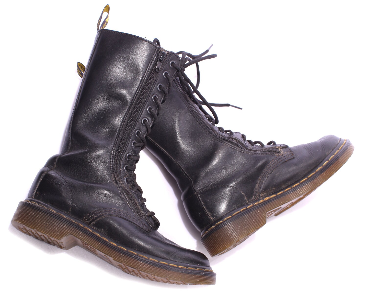 Dr Martens Original Half Boots Black Leather 14 by BetaApparel