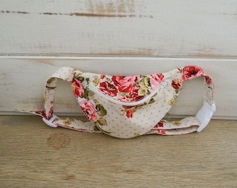Fanny Pack - Hip Bag - Women and Teen Girls Hip Pouch - Shabby Chic Flowers