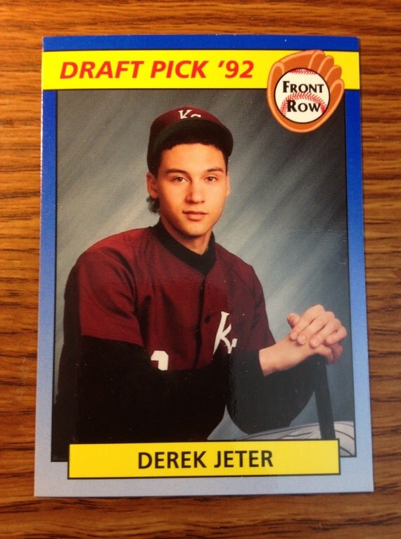 DEREK JETER 1992 ROOKIE New York Yankees Front Row Baseball