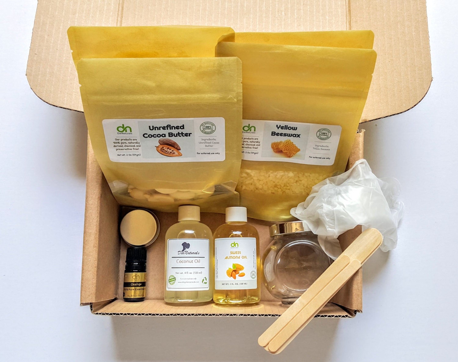 Whipped Body Butter DIY Kit Body Butter Kit Shea by DarNaturals