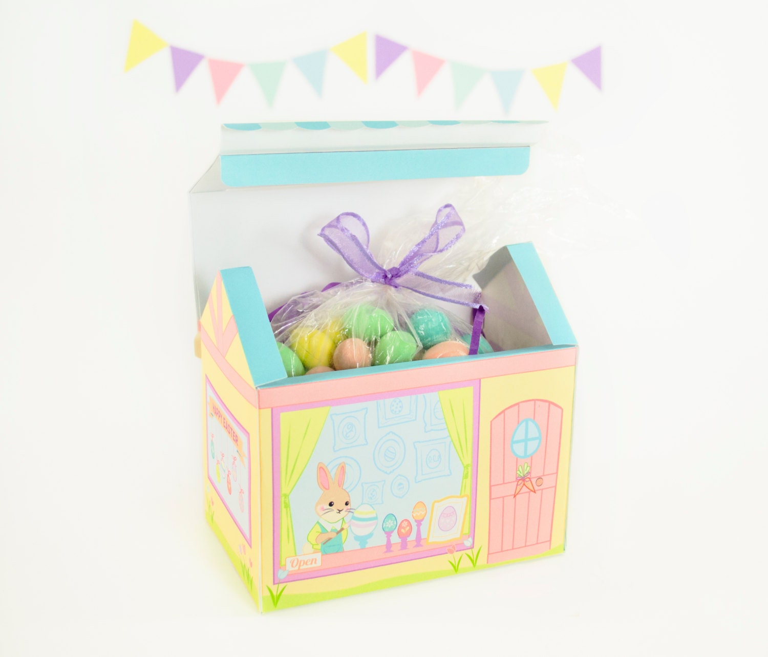 Printable Easter Gift Box DIY Easter Printable Easter Party