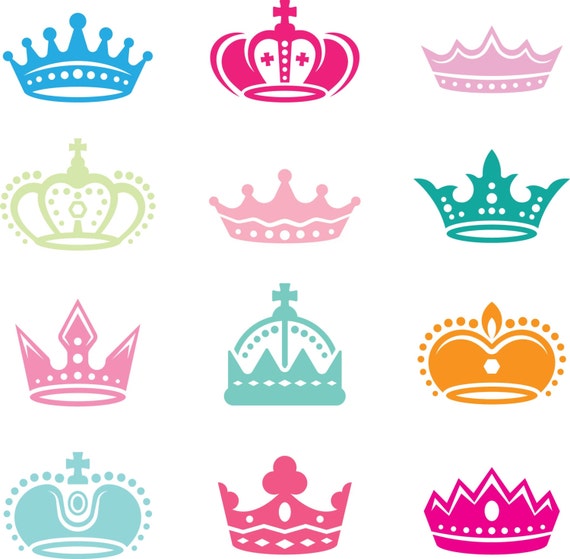 Download SVG DXF crown baby wedding Royalty Free Digital Download