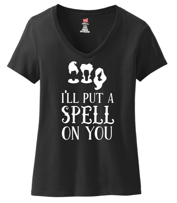 hocus pocus t shirt i put a spell on you