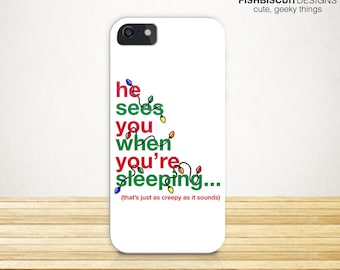 Funny Christmas Phone Case | iPhone 6 | iPhone 6 Plus | Samsung Galaxy S4 S5 | Santa Claus Holiday Case