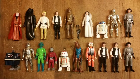 Star Wars action figures: the first 21 by starwarsdan on Etsy