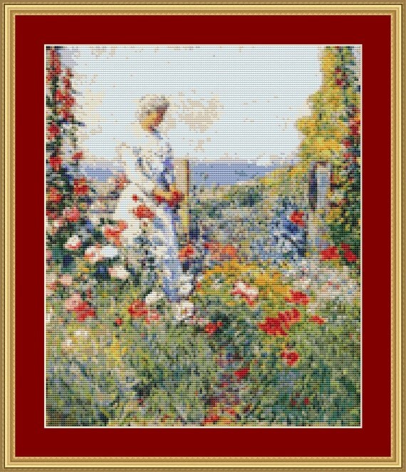 In The Garden Cross Stitch Pattern
