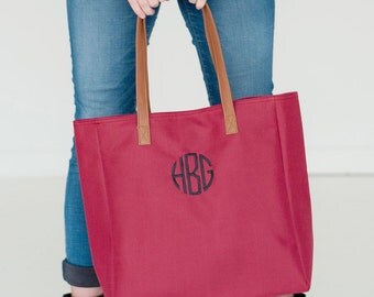 Garnet Tote, Gameday Tote, Monogrammed Tote Bag, Teacher Bag, Work Tote Bag, Travel Bag, Monogrammed Purse, Garnet Purse