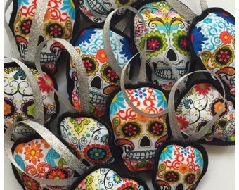 Day of the dead Christmas Ornaments (Pack of 3!!)