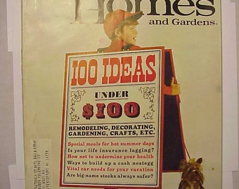 July 1967 Better Homes and Gardens Magazine has 132 pages of ads and articles