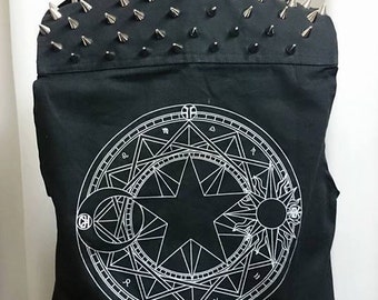 Sakura Card Captor Sakura's pentagram punk vest