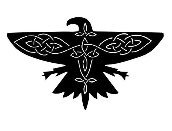 Items similar to Ilvermorny Thunderbird House Symbol Decal on Etsy