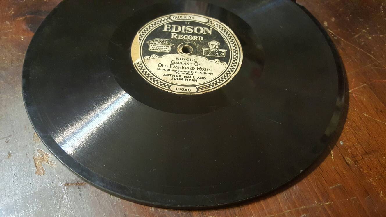 Edison Record THICK record early 1900s