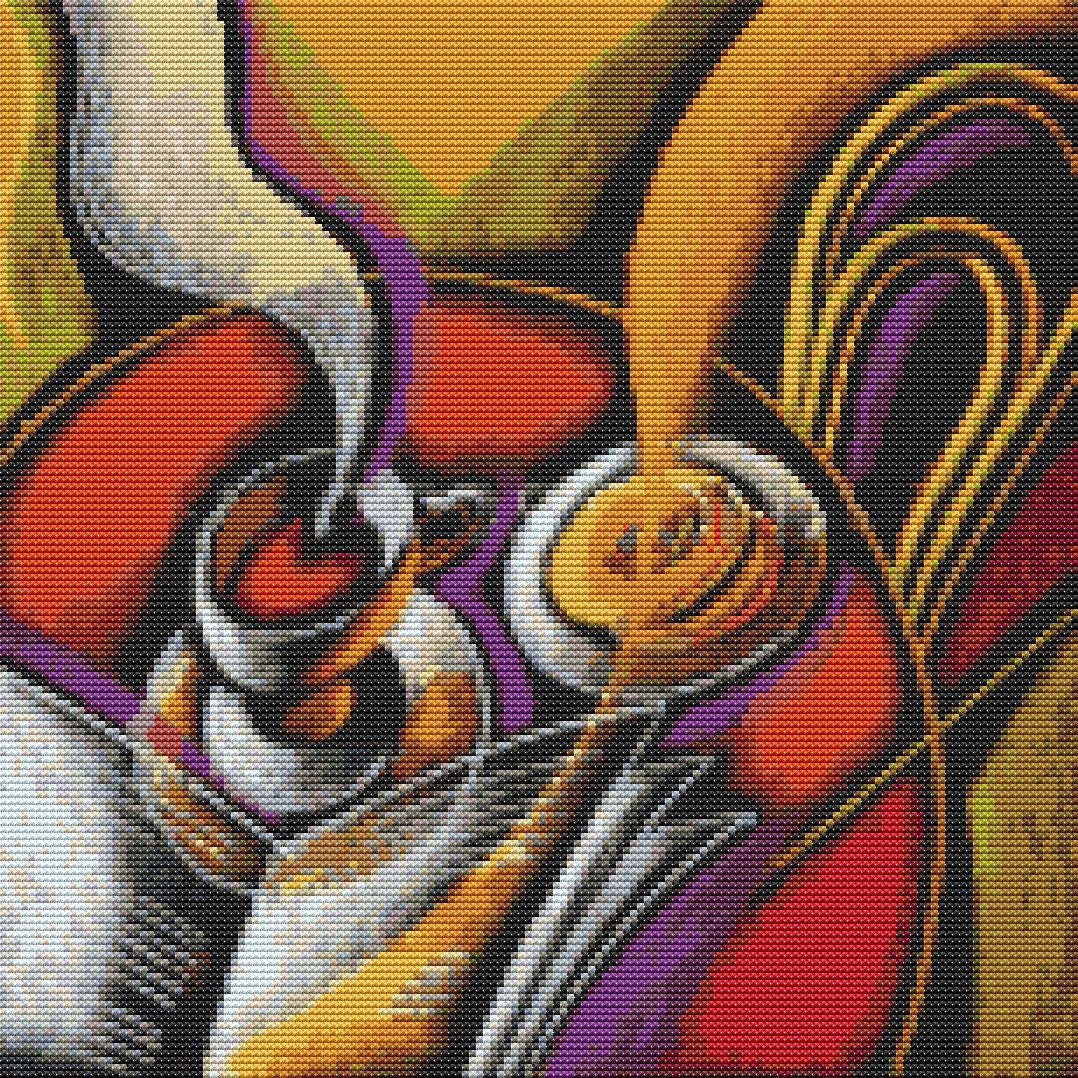 Counted Cross Stitch KIT Coffee Craze by TheArtofCrossStitch