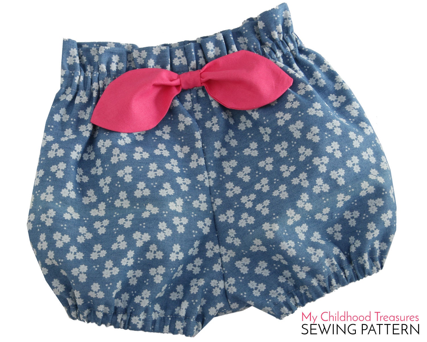 Baby Bloomer pattern pdf high waisted by MyChildhoodTreasures