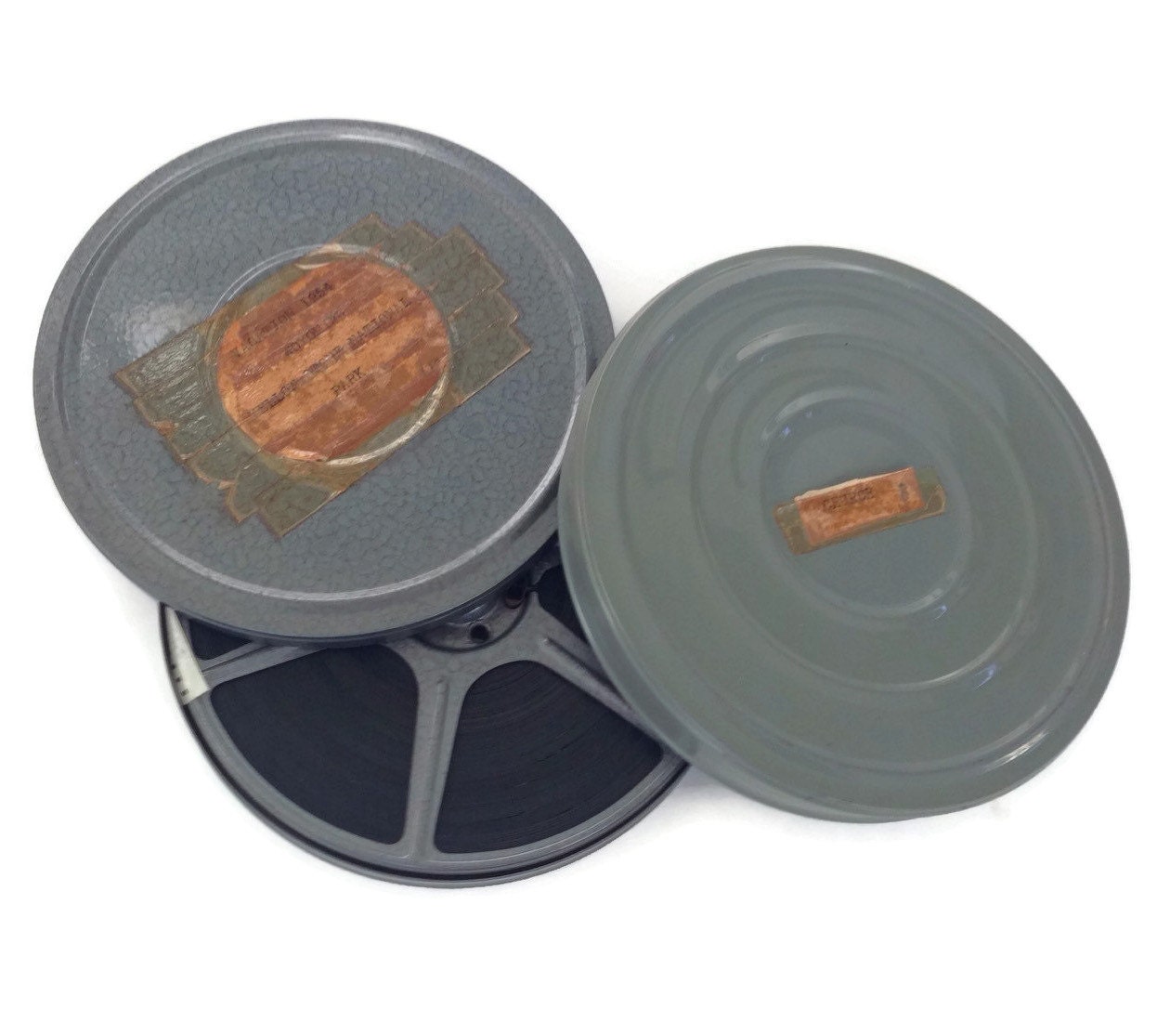 Vintage Film Canisters and Film Reels8 MMHome MoviesMetal