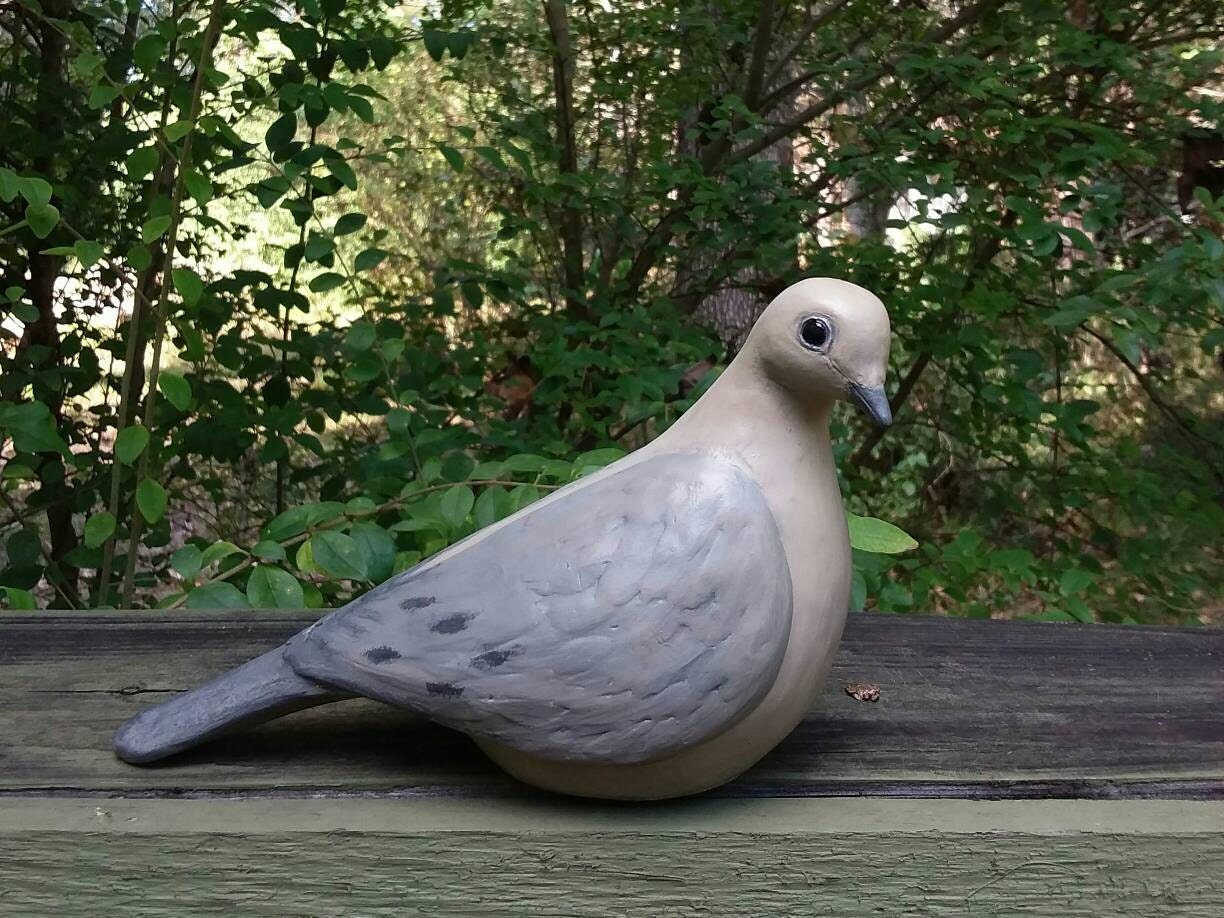 Mourning Dove Darcy Life sized Cast Stone Garden