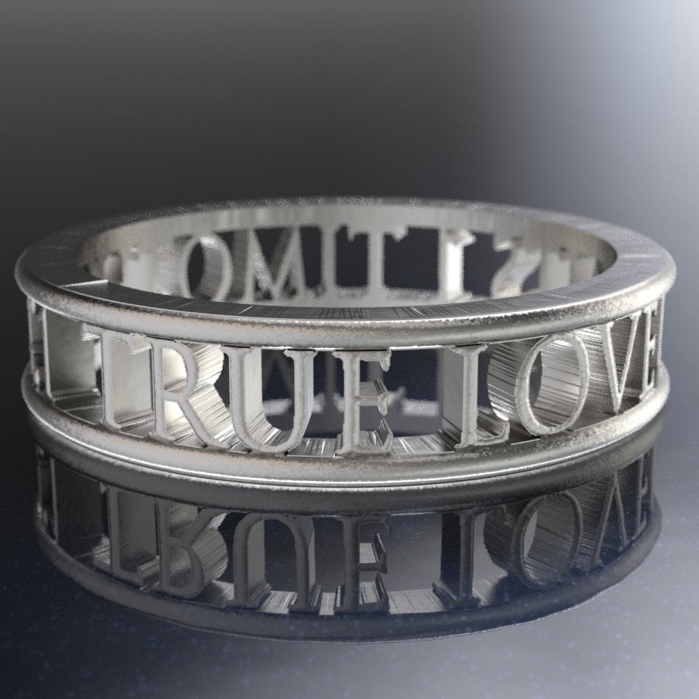 Christian Purity Ring True Love Waits Promise Ring Custom Made