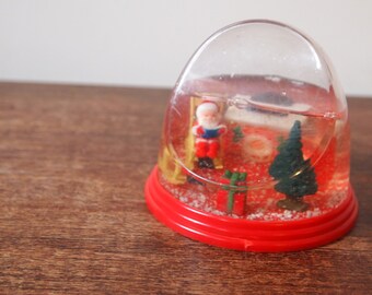 Plastic snow globe | Etsy