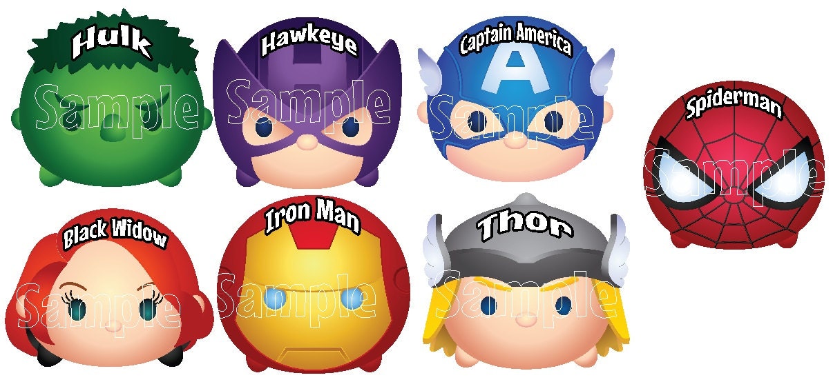 superhero tsum tsum