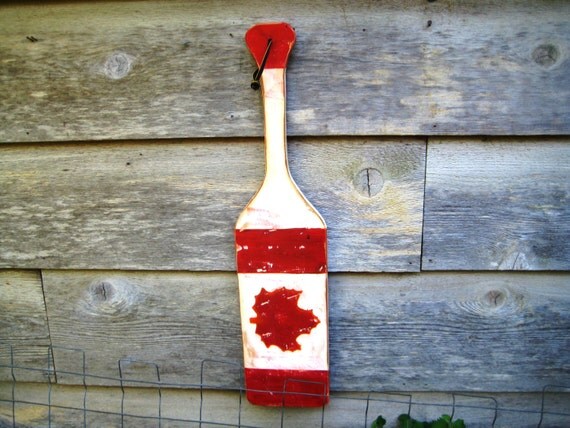 maple leaf artcanoe paddlewood paddle artcanadian artcabin